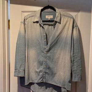 THE GREAT Oversized Denim Shirt